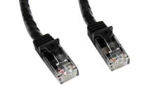 StarTech.com N6PATCH100BK 99.97 ft. (30.48 m) Cat 6 Black Snagless UTP Patch Cable - ETL Verified