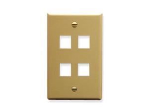 ICC FACE-4-IV IC107F04IV - 4PORT FACE IVORY ICC FACE-4-IV IC107F04IV - 4PORT FACE IVORY