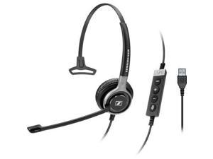 Sennheiser SC 630 USB ML (504552) - Single-Sided Business Headset | For Skype for Business | with HD Sound, Ultra Noise-Cancelling Microphone & USB Connector (Black)