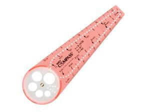 Learning Resources Saft-T Compass 3.5"x8.9" Orange LER45761 Learning Resources Saft-T Compass 3.5"x8.9" Orange LER45761