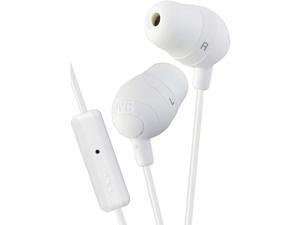 JVC HA-FR37 White iPhone compatible, Gold plated Marshmallow Inner Ear With Microphone & Remote HAFR37W JVC HA-FR37 White iPhone compatible, Gold plated Marshmallow Inner Ear With Microphone & Remote HAFR37W