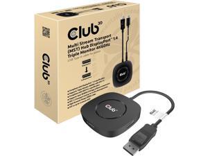 Club3D CSV-7300 Multi Stream Transport(MST) Hub DisplayPort 1.4 Triple Monitor Club3D CSV-7300 Multi Stream Transport(MST) Hub DisplayPort 1.4 Triple Monitor