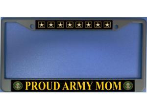 Proud Army Mom Photo License Plate Frame  Free Screw Caps with this Frame