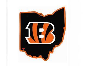 Cincinnati Bengals Home State Vinyl Sticker Cincinnati Bengals Home State Vinyl Sticker