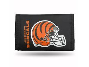 Cincinnati Bengals Official NFL Nylon Trifold Wallet by Rico Industries Cincinnati Bengals Official NFL Nylon Trifold Wallet by Rico Industries