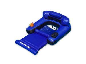 Swimline 9047 Swimming Pool Fabric Inflatable Ultimate Floating Lounger Chair Swimline 9047 Swimming Pool Fabric Inflatable Ultimate Floating Lounger Chair