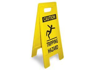 NMC HDFS212-HEAVY DUTY FLOOR SIGN, CAUTION TRIPPING HAZARD, 24.63X10.75 (1 EACH) NMC HDFS212-HEAVY DUTY FLOOR SIGN, CAUTION TRIPPING HAZARD, 24.63X10.75 (1 EACH)