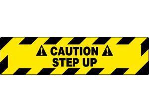 NMC WFS623-FLOOR SIGN, WALK ON, CAUTION STEP UP, 6X24 (1 EACH) NMC WFS623-FLOOR SIGN, WALK ON, CAUTION STEP UP, 6X24 (1 EACH)