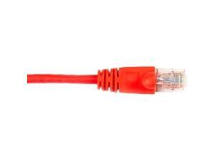 Black Box CAT6PC-004-RD Box Cat6 Value Line Patch Cable, Stranded, Red, 4-Ft. (1.2-M) - Category 6 For Network Device - 4 Ft - 1 X Rj-45 Male Network - 1 X Rj-45 Male Network - Red