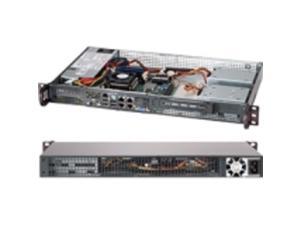 BLACK 1U MINI SC505 CHASSIS W/