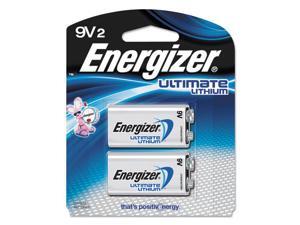 Energizer L522BP-2 Lithium Batteries, 9V, 2/Pack Energizer L522BP-2 Lithium Batteries, 9V, 2/Pack