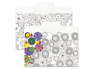 Smead SuperTab Coloring File Folders 1/3 Cut 3/4" Expansion Letter White 6/Pack Smead SuperTab Coloring File Folders 1/3 Cut 3/4" Expansion Letter White 6/Pack