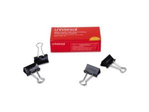 Innovera UNV10210 Medium Binder Clips, Zip-Seal Bag, 5/8 Inch Capacity, 1 1/4 Inch Wide, Black, 36/Bag Innovera UNV10210 Medium Binder Clips, Zip-Seal Bag, 5/8 Inch Capacity, 1 1/4 Inch Wide, Black, 36/Bag