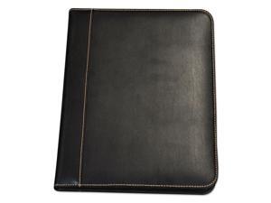 Samsill 71710 Contrast Stitch Leather Padfolio, 8 1/2 X 11, Leather, Black Samsill 71710 Contrast Stitch Leather Padfolio, 8 1/2 X 11, Leather, Black
