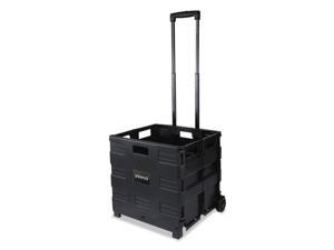 General Supply UNV14110 Collapsible Mobile Storage Crate, 18 1/4 X 15 X 18 1/4 To 39 3/8, Black General Supply UNV14110 Collapsible Mobile Storage Crate, 18 1/4 X 15 X 18 1/4 To 39 3/8, Black