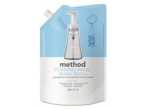 Method MTH00662 Foaming Hand Wash Refill, Sweet Water, 28 Oz Pouch, 6/Carton Method MTH00662 Foaming Hand Wash Refill, Sweet Water, 28 Oz Pouch, 6/Carton
