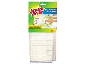 Scotch-Brite 9032-2 Kitchen Cleaning Cloth, Microfiber, White, 2/Pack, 12 Packs/Carton Scotch-Brite 9032-2 Kitchen Cleaning Cloth, Microfiber, White, 2/Pack, 12 Packs/Carton