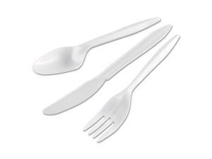 Wrapped Cutlery Kit Fork/Knife/Spoon Mediumweight Plastic 250/Carton Wrapped Cutlery Kit Fork/Knife/Spoon Mediumweight Plastic 250/Carton