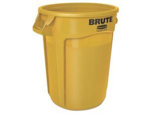 RUBBERMAID FG261000YEL 10 gal Plastic Round Trash Can, Open, Yellow RUBBERMAID FG261000YEL 10 gal Plastic Round Trash Can, Open, Yellow