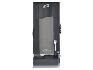 Dixie SSFPD120 Smartstock Utensil Dispenser, Fork, 10 Inch X 8.78 Inch X 24.75 Inch , Smoke Dixie SSFPD120 Smartstock Utensil Dispenser, Fork, 10 Inch X 8.78 Inch X 24.75 Inch , Smoke