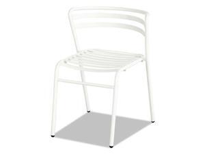 Safco 4360WH Cogo Steel Outdoor/Indoor Stack Chair, White, 2/Carton Safco 4360WH Cogo Steel Outdoor/Indoor Stack Chair, White, 2/Carton