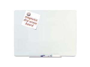 MasterVision GL070101 24 x 36 in. Magnetic Tempered Glass Dry Erase Board MasterVision GL070101 24 x 36 in. Magnetic Tempered Glass Dry Erase Board