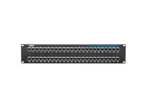 PTCH PNL CAT5E FD-THR 2U SHIELDED 48PT PTCH PNL CAT5E FD-THR 2U SHIELDED 48PT
