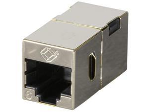 Black Box FM608-10PAK Cat6 Coupler Shielded Straight- Pin Office Silver 10-Pack Black Box FM608-10PAK Cat6 Coupler Shielded Straight- Pin Office Silver 10-Pack