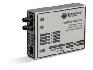 Black Box LMC213A-SMSC-R2 Modular Media Converter - 100BASE-TX to 100BASE-LX, 1300-nm Single-Mode, 25 km, SC Black Box LMC213A-SMSC-R2 Modular Media Converter - 100BASE-TX to 100BASE-LX, 1300-nm Single-Mode, 25 km, SC