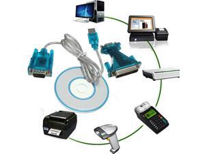 USB 2.0 to 9-Pin Serial RS232 Cable Cord to DB25 Adapter Connector Computer PC With CD Driver USB 2.0 to 9-Pin Serial RS232 Cable Cord to DB25 Adapter Connector Computer PC With CD Driver