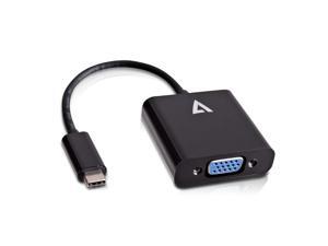 V7 V7UCVGA-BLK-1N USB-C male to VGA female Adapter Black V7 V7UCVGA-BLK-1N USB-C male to VGA female Adapter Black