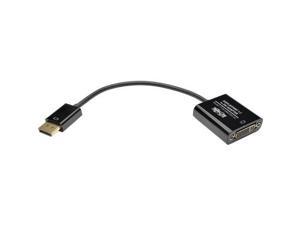 Tripp Lite DisplayPort to DVI Active Cable Adapter, DP 1.2, Converter for DP to DVI (M/F), 1920 x 1200/1080p, 6 in. (P134-06N-DVI-V2)