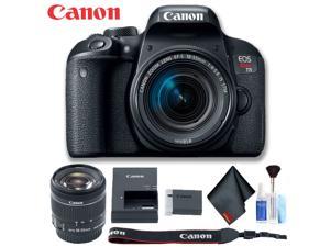 Canon EOS Rebel T7i DSLR Camera with 18-55mm Lens (Intl Model) Basic Bundle