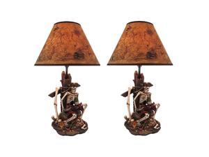 Zeckos Gothic Guardians of Light Medieval Dragons Table Lamp 