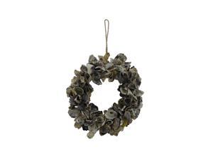 Natural Oyster Shell Indoor/Outdoor 18 inch Accent Wreath