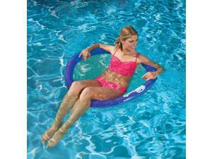 SwimWays 6047195 Water Chair Styled Spring Swimming Pool Float Papasan, Blue SwimWays 6047195 Water Chair Styled Spring Swimming Pool Float Papasan, Blue