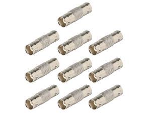 10 PCS BNC Female to BNC Female CCTV Security Camera Adapter Straight Connector for CCTV System