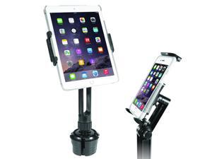 Macally 2-in-1 Heavy-Duty Car Cup Holder Mount - Works with Tablets and Phones - Apple Ipad Pro 10.5 9.7 Air Mini, Samsung Galaxy Tab, iPhone Xs Max XR X Any Mobile Device Up to 8" Wide (MCUPPRO) Macally 2-in-1 Heavy-Duty Car Cup Holder Mount - Works with Tablets and Phones - Apple Ipad Pro 10.5 9.7 Air Mini, Samsung Galaxy Tab, iPhone Xs Max XR X Any Mobile Device Up to 8" Wide (MCUPPRO)