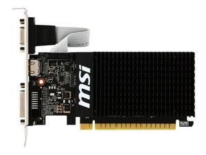 MSI Gaming GeForce GT 710 2GB GDRR3 64-bit HDCP Support DirectX 12 OpenGL 4.5 Heat Sink Low Profile Graphics Card (GT 710 2GD3H LP) MSI Gaming GeForce GT 710 2GB GDRR3 64-bit HDCP Support DirectX 12 OpenGL 4.5 Heat Sink Low Profile Graphics Card (GT 710 2GD3H LP)