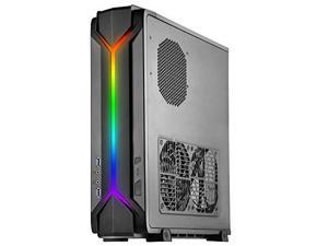 SilverStone Technology Slim Computer Case for Mini-Itx Motherboards with Integrated Addressable RGB Lighting (SST-RVZ03B-ARGB)