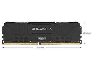Crucial Ballistix RGB 3200 MHz DDR4 DRAM Desktop Gaming Memory Kit 32GB (16GBx2) CL16 BL2K16G32C16U4RL (RED)