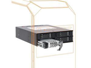 ICY DOCK Rugged ToughArmor MB994SP-4SB-1 4 x 2.5 SATA 6Gbps HDD/SSD Mobile Rack/Cage in 1 x 5.25 Bay