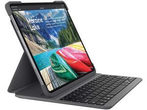 Logitech Slim Folio Pro Case Bluetooth Keyboard with Backlit Keys for Apple iPad Pro 12.9" 2019 (3rd Generation) 12.9-inch Screen Models A1876, A1895, A2014, A1983 - Front and Back Protection - Black