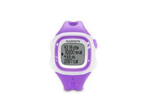 New Garmin Forerunner 15 Small GPS Sport Running Rechargeable Watch- Violet/White (NON RETAIL PACKAGE)
