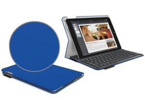 Logitech Type+ Protective Case with Integrated Keyboard for iPad Air 2, Woven Electric Blue - Textured Surface (920-006667) Logitech Type+ Protective Case with Integrated Keyboard for iPad Air 2, Woven Electric Blue - Textured Surface (920-006667)
