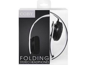 Coby Folding Stereo Headphones, White (CVH-801-WHT) Coby Folding Stereo Headphones, White (CVH-801-WHT)
