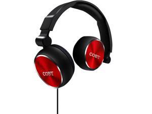 Coby Aluminum Foldz Headphones CVH-804-RED - RED Coby Aluminum Foldz Headphones CVH-804-RED - RED