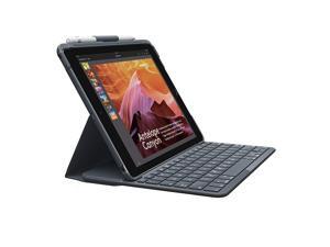 Logitech Slim Folio with Integrated Bluetooth Keyboard for iPad (5th and 6th Generation) - Bulk Packaging - Black Logitech Slim Folio with Integrated Bluetooth Keyboard for iPad (5th and 6th Generation) - Bulk Packaging - Black