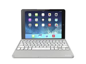 ZAGG Ultra-Slim Folio Case, Hinged Multi-View Bluetooth Keyboard for iPad Air 2 - White
