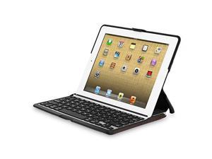 Zagg ZAGGfolio Case w/ Bluetooth Keyboard for Apple iPad 2 / 3 / 4 - Alligator Leather Brown